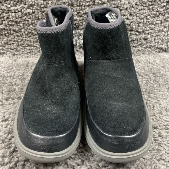 Cole Haan ZeroGrand Womens Size 9 B Black Suede Winter Snow Ankle Bootie Boots - Picture 6 of 8